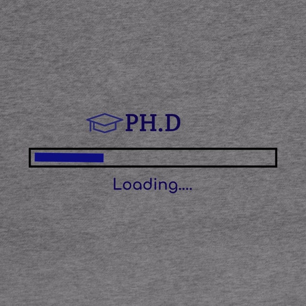 PHD Student PhD Loading by PixelThreadShop